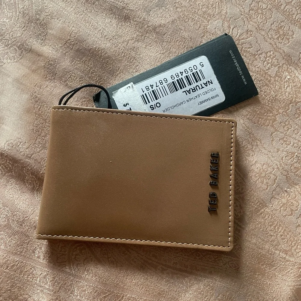 Ted Baker Natural Folded Cardholder